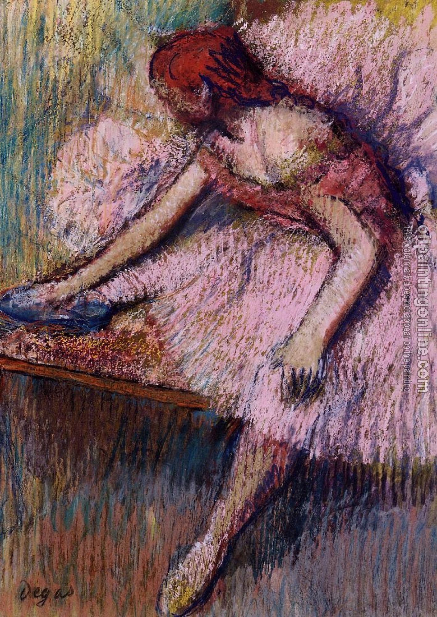 Degas, Edgar - Pink Dancer